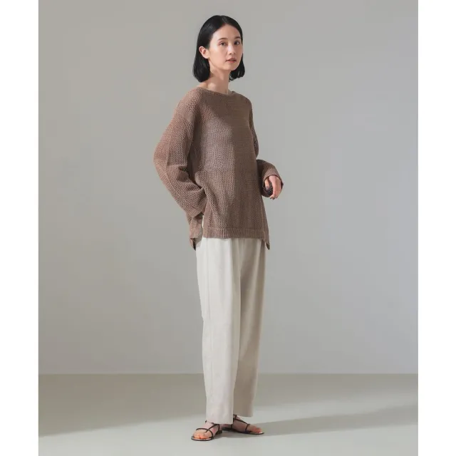 【BEAMS】官方旗艦館 Demi-Luxe BEAMS / 女裝 棉麻 長袖 上衣