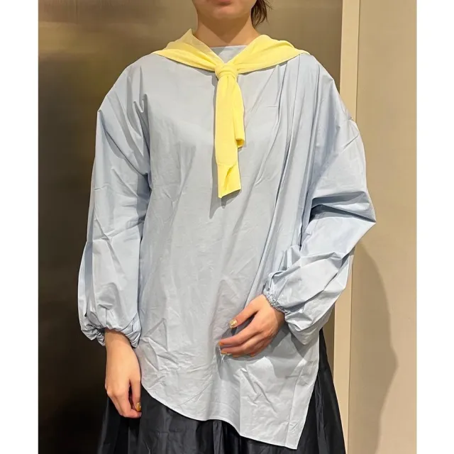 【BEAMS】官方旗艦館 Demi-Luxe BEAMS / 女裝 抓皺 露肩 上衣