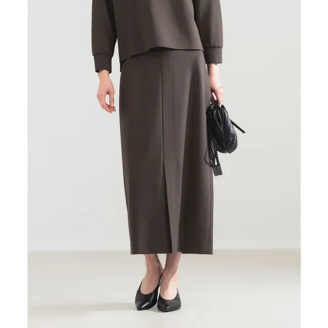 【BEAMS】官方旗艦館 Demi-Luxe BEAMS / 女裝 羅馬布 正面開衩 長裙