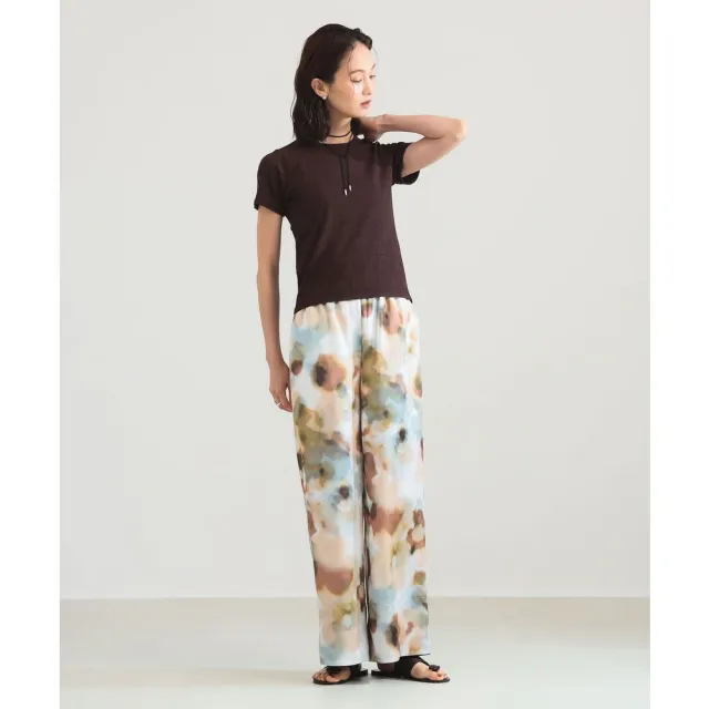 【BEAMS】官方旗艦館 Demi-Luxe BEAMS / 女裝 毛圈紗 圓領 T恤