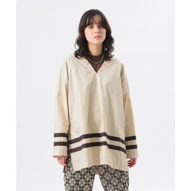 【BEAMS】官方旗艦館 BEAMS BOY / 女裝 混織 足球風 上衣