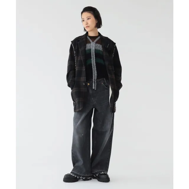 【BEAMS】官方旗艦館 maturely / 女裝 再生羊毛 剪裁 西裝外套