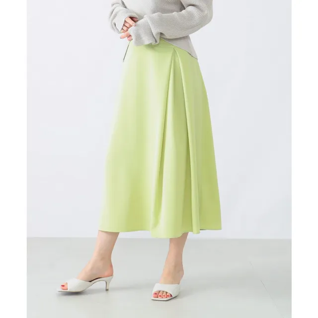 【BEAMS】官方旗艦館 Demi-Luxe BEAMS / 女裝 側打褶 長裙（其他規格）