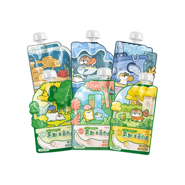 【catssay 貓有話說】山海守護系列 綿密主食餐包120g*18包組(全齡貓/免疫保健/幼貓/成貓/貓餐包)