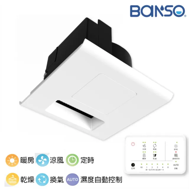【BaNSO】(含基本安裝)浴室暖風乾燥機 無線遙控器款(浴室換氣扇/浴室暖風機)