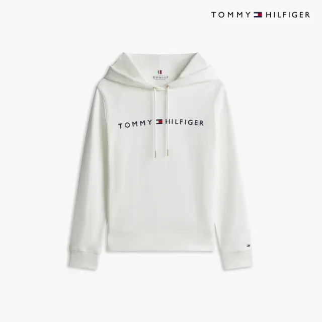 【TOMMY HILFIGER】官方旗艦館基本款 Hilfiger 連帽衫 裸色