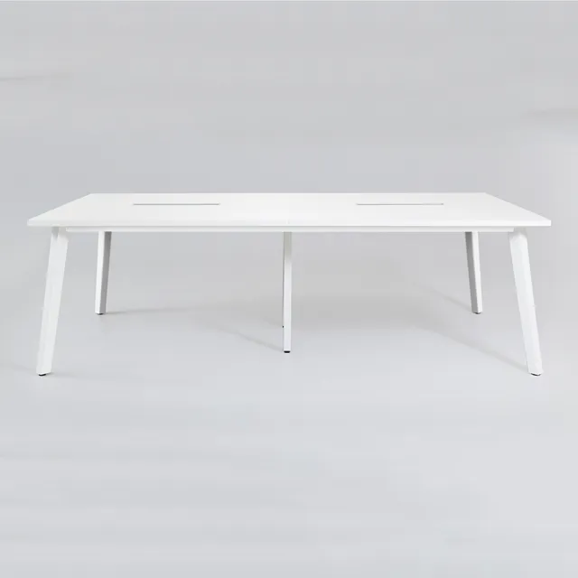 【SingBee 欣美】EIC-2412 會議桌 240x120x74cm(含線槽盒/餐桌/工作桌/長桌/會議桌)