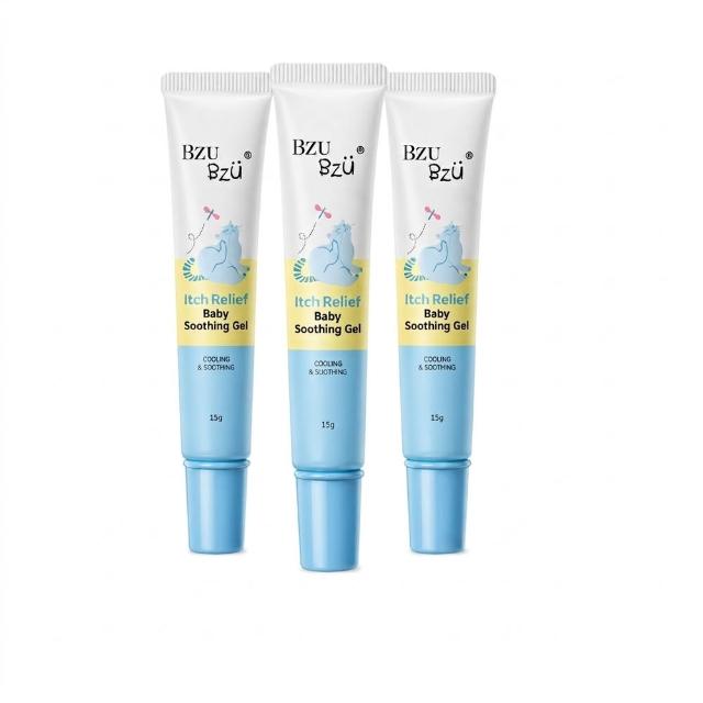 【BZU BZU】嬰兒退紅止癢舒緩凝膠 15g 3入組