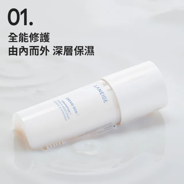 【LANEIGE 蘭芝】官方直營  LANEIGE x Matin Kim限定版 神經醯胺輕潤牛奶水噴霧瓶 80ml+牛奶水噴頭組170ml