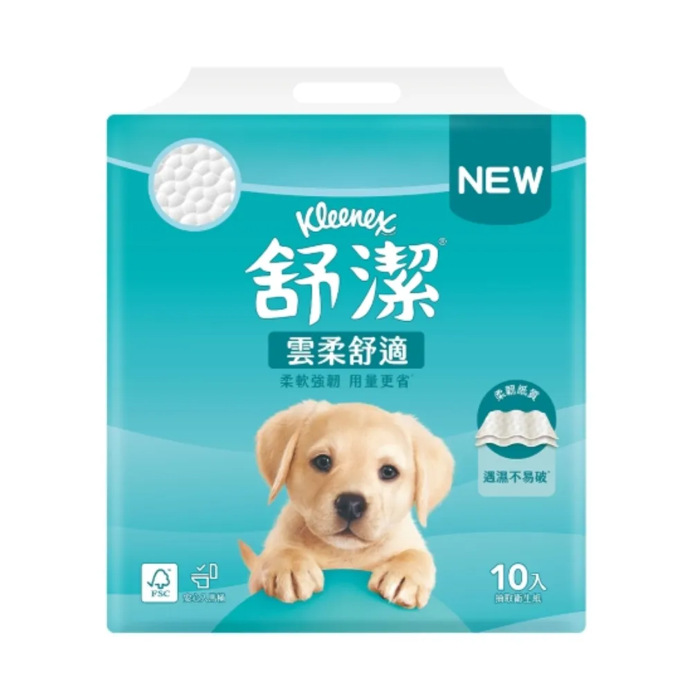 【Kleenex 舒潔】雲柔舒適抽取衛生紙 100抽x60包*2箱