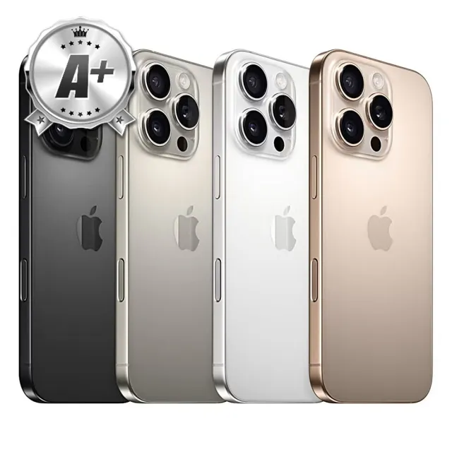 【Apple】A+級福利品 iPhone 16 Pro 256G 6.3吋(原廠盒裝/原廠傳輸線)