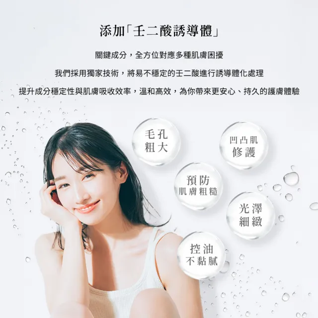 【AZELAIN】艾姿琳 壬二酸淨痘安瓶30mL(杜鵑花酸/積雪草/毛孔粗大/改善膚況/神經醯胺/玻尿酸/膠原蛋白)