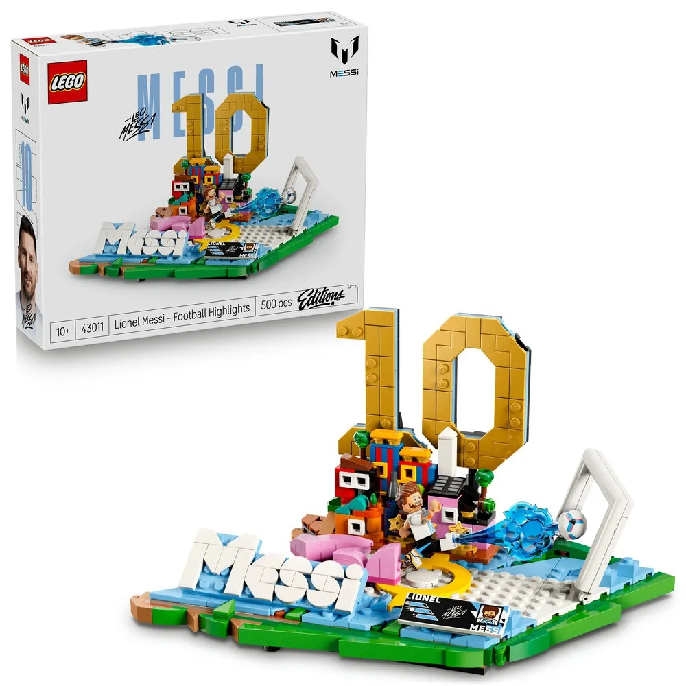 【LEGO 樂高】Editions 43011 Lionel Messi－足壇焦點(梅西 世足 2026世界盃 禮物 玩具)