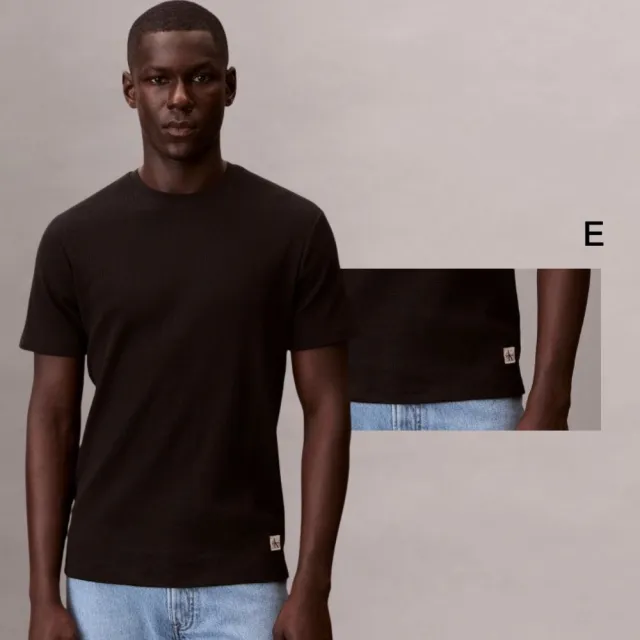 【CALVIN KLEIN】官方旗艦館 男女低調款logo T恤 短T恤 上衣 圓領