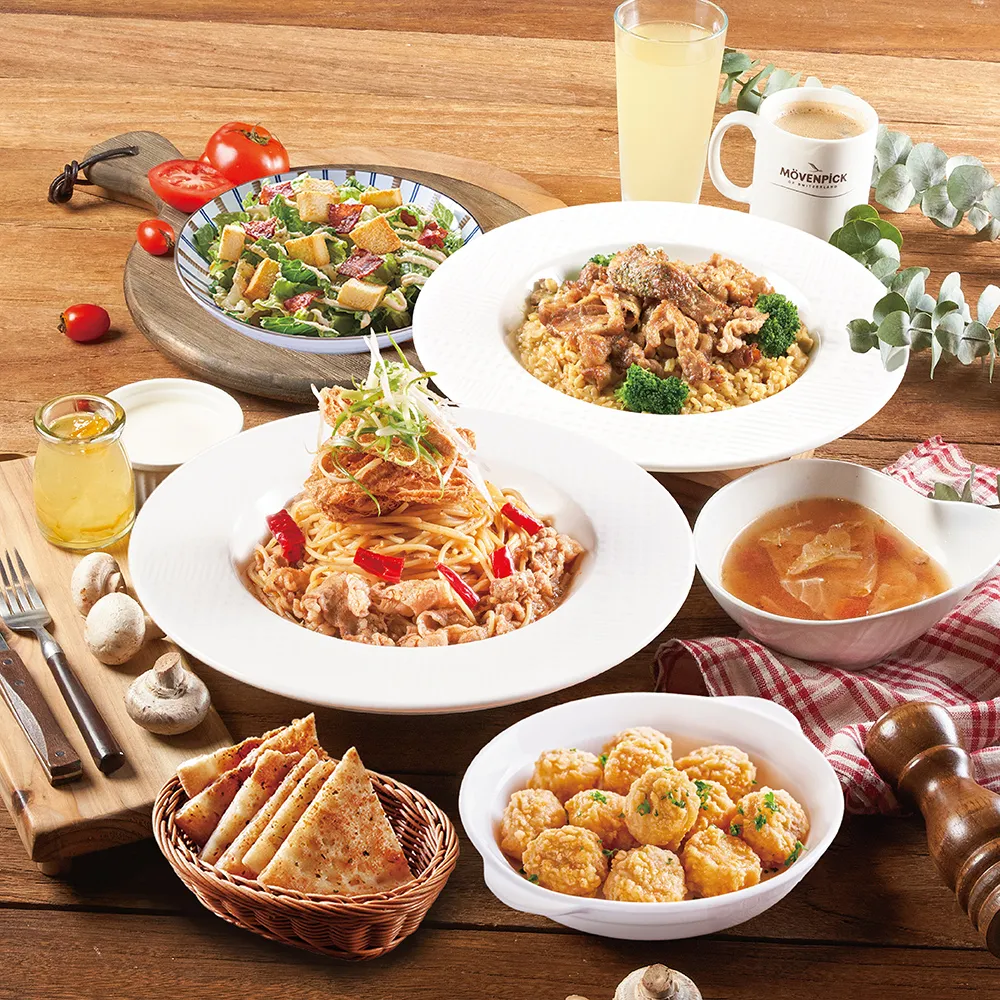【尖牙義式廚房】莫凡彼集團★平日義式雙人饗宴(湯品+開胃菜+主餐+甜點+飲品各2份)