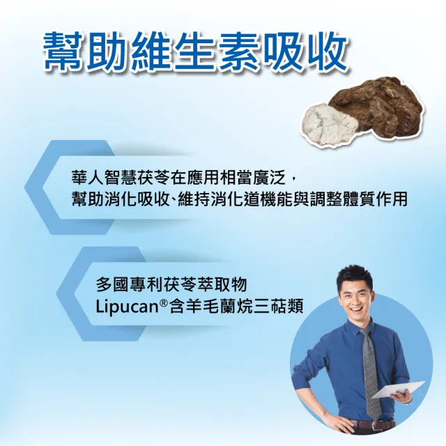 【YouBest 優倍多】活力B群軟膠囊3入(共270粒-高單位B群 胺基酸 管花肉蓯蓉 茯苓萃取物)