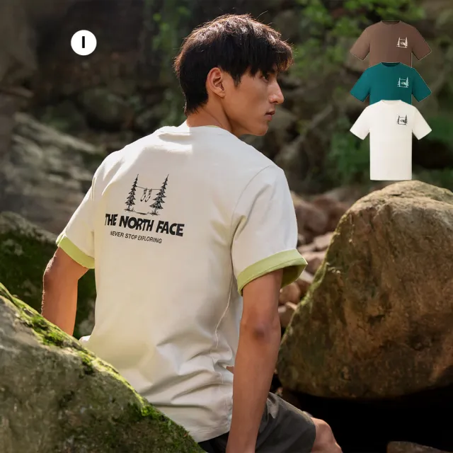 【The North Face】中性款純棉LOGO印花短袖T恤 (多款可選)