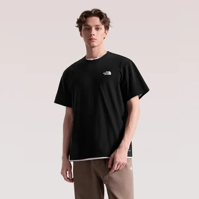 【The North Face】線上獨家款｜北面男女款 FLASHDRY速乾透氣LOGO短T (多款任選)