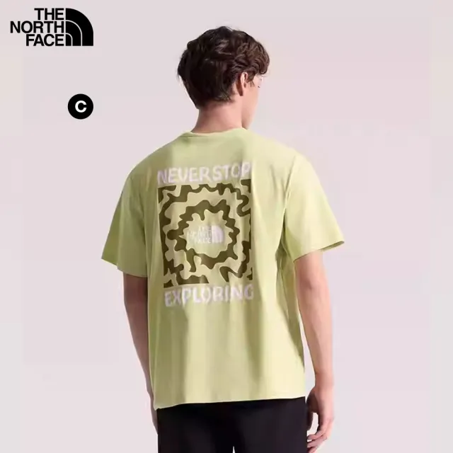 【The North Face】線上獨家款|北面男女款 FLASHDRY速乾透氣LOGO短T (多款任選)