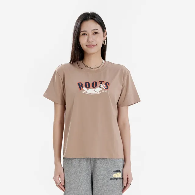 【Roots】男女款-精選Roots 海狸圖案LOGO短袖T恤(多款可選)