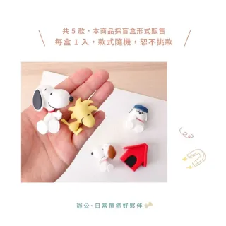 【Norns】Peanuts史努比造型磁鐵盲盒- Norns Original Design 磁鐵 強力磁鐵 冰箱磁鐵 隨機出貨
