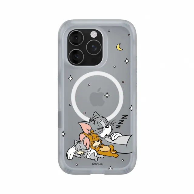 【RHINOSHIELD 犀牛盾】iPhone 17系列 AirX MagSafe兼容氣墊磁吸防摔手機殼/睡覺好夥伴(湯姆貓與傑利鼠)