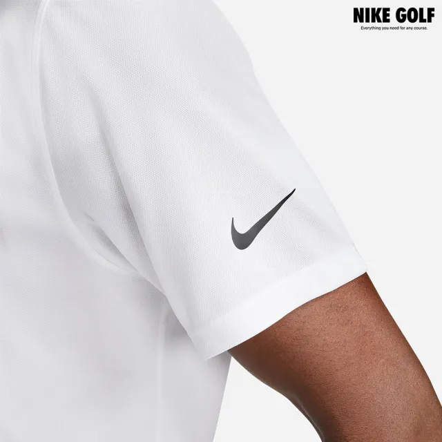 【NIKE GOLF】男款 Nike DriFIT Victory 高爾夫球衫(白色)