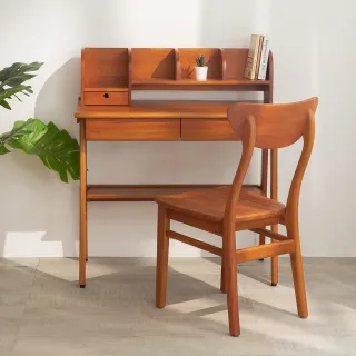 【Mahogany 瑪荷尼家具】免組裝 90X50X100 丹麥功能書桌MYR-B  全原木桃花心木 書桌 M1-AT30(E03)-(KD/G2)