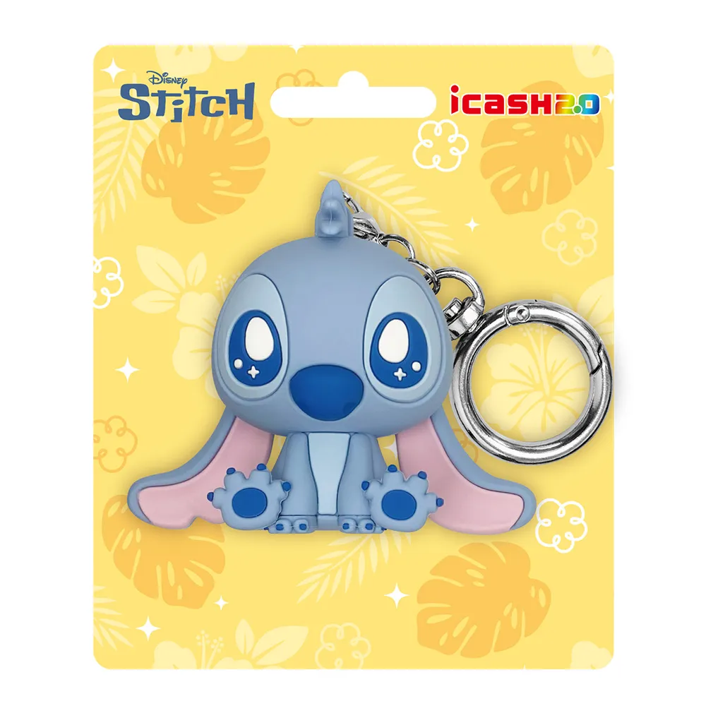【icash 愛金卡】迪士尼系列-史迪奇/醜丫頭坐姿公仔icash2.0