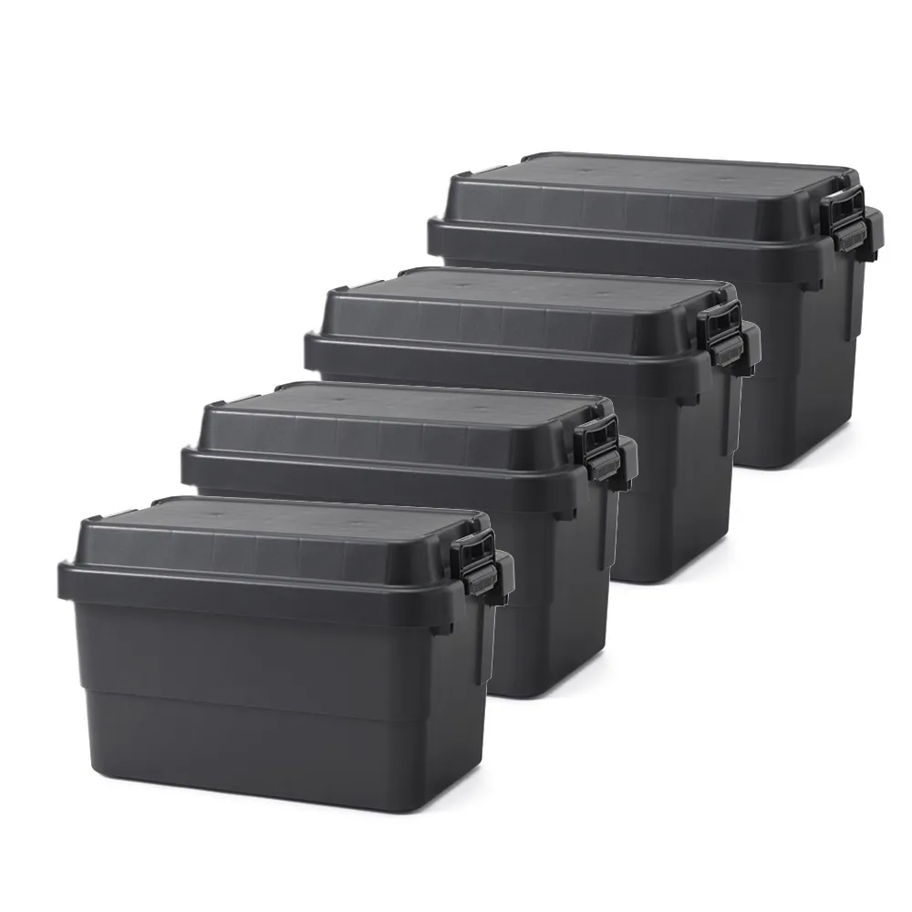 【MUJI 無印良品】耐壓收納箱/大 約50L(4入組)