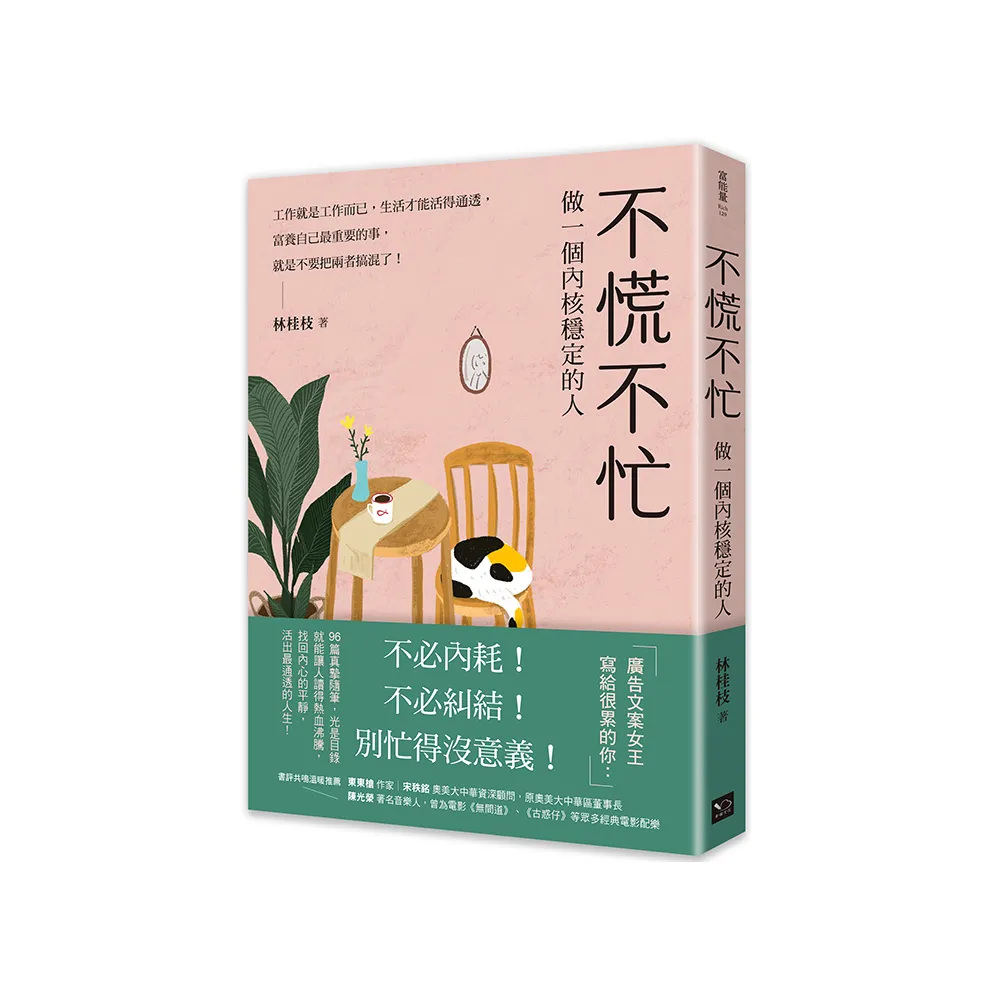 不慌不忙:做一個內核穩定的人(資深廣告創意總監林桂枝對人生的犀利洞察 富養自己就是允許一切發生)
