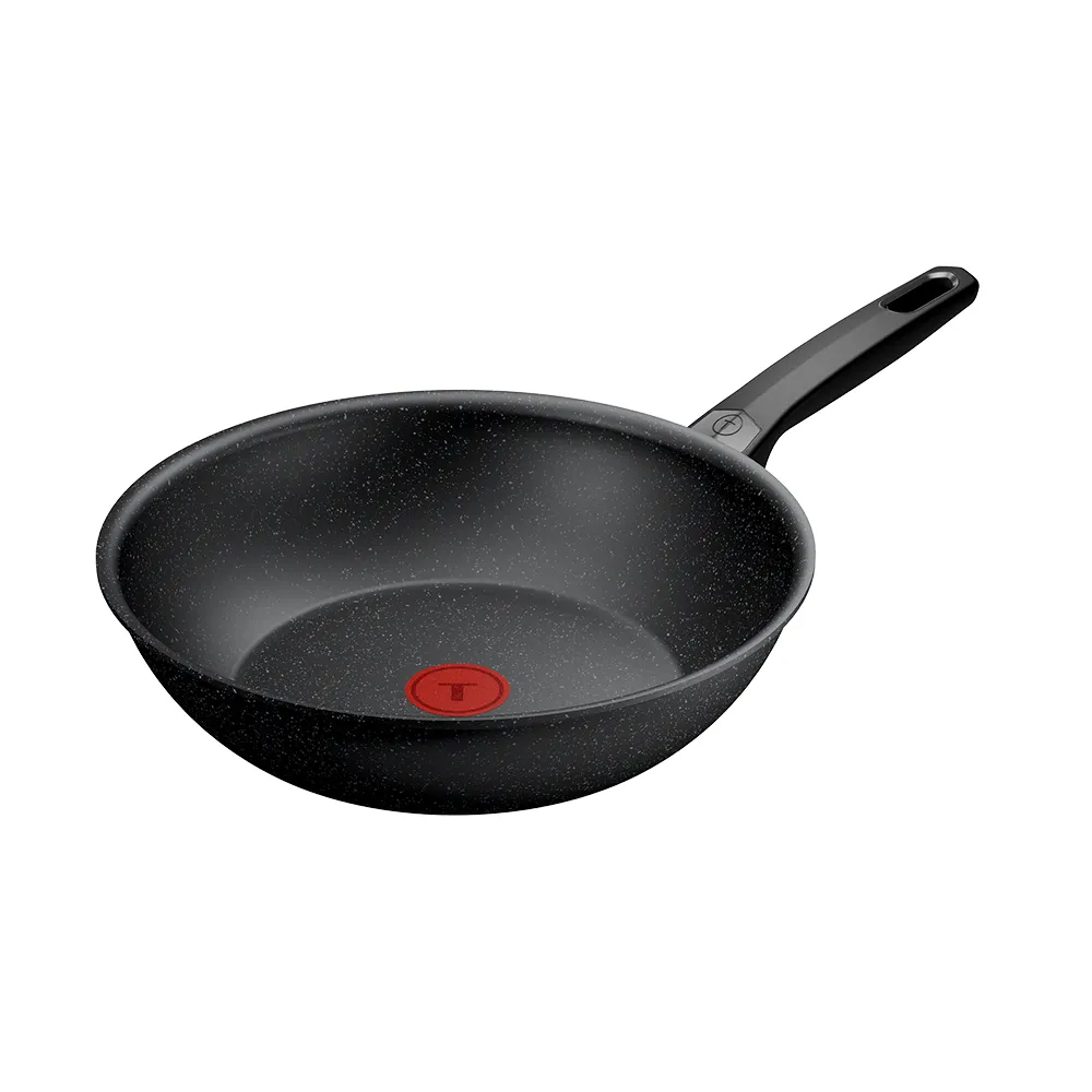 【Tefal 特福】法國製 精焠系列28cm不沾鍋炒鍋(不挑爐具、IH爐可用鍋)