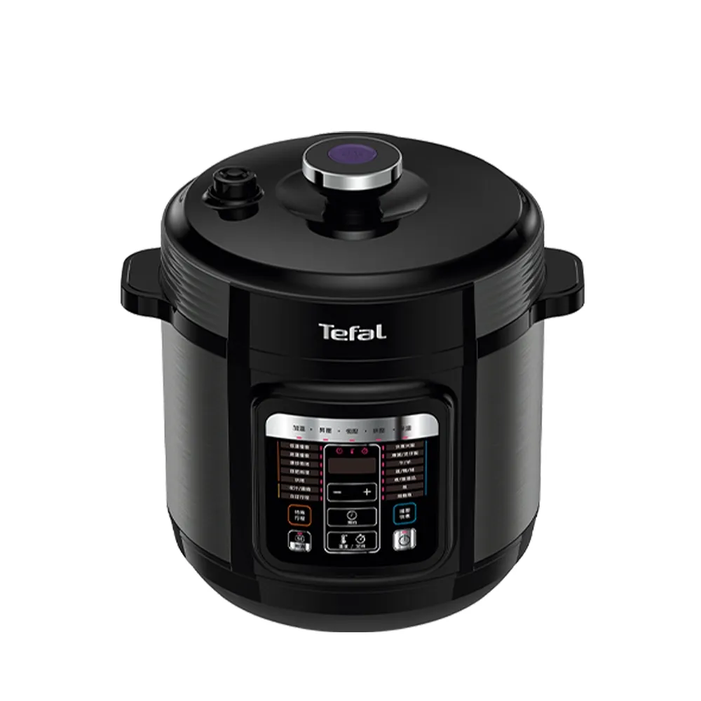 【Tefal 特福】饗味智能萬用鍋/壓力鍋/舒肥-森林黑(CY601870)