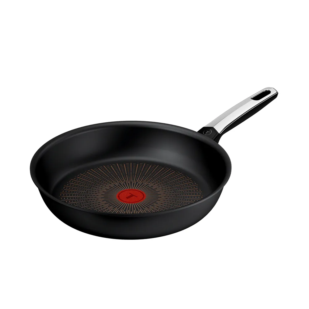 【Tefal 特福】法國製 精悍系列28cm不沾鍋平底鍋/硬悍鍋(不挑爐具、IH爐可用鍋)