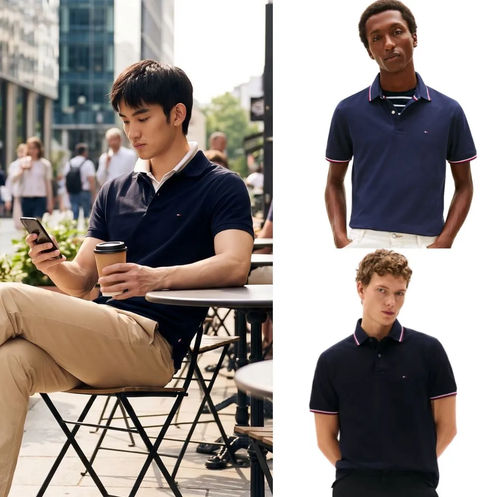 【TOMMY HILFIGER】官方旗艦館 多功能POLO 吸濕排汗 彈力POLO 修身POLO