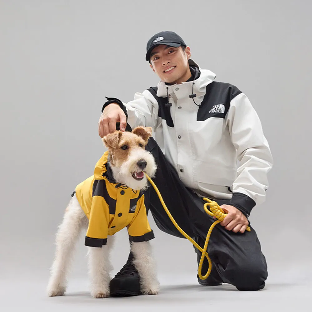 【The North Face】經典ICON-北面男款米白色FUTURELIGHT防水透氣衝鋒衣外套|8AKJROU
