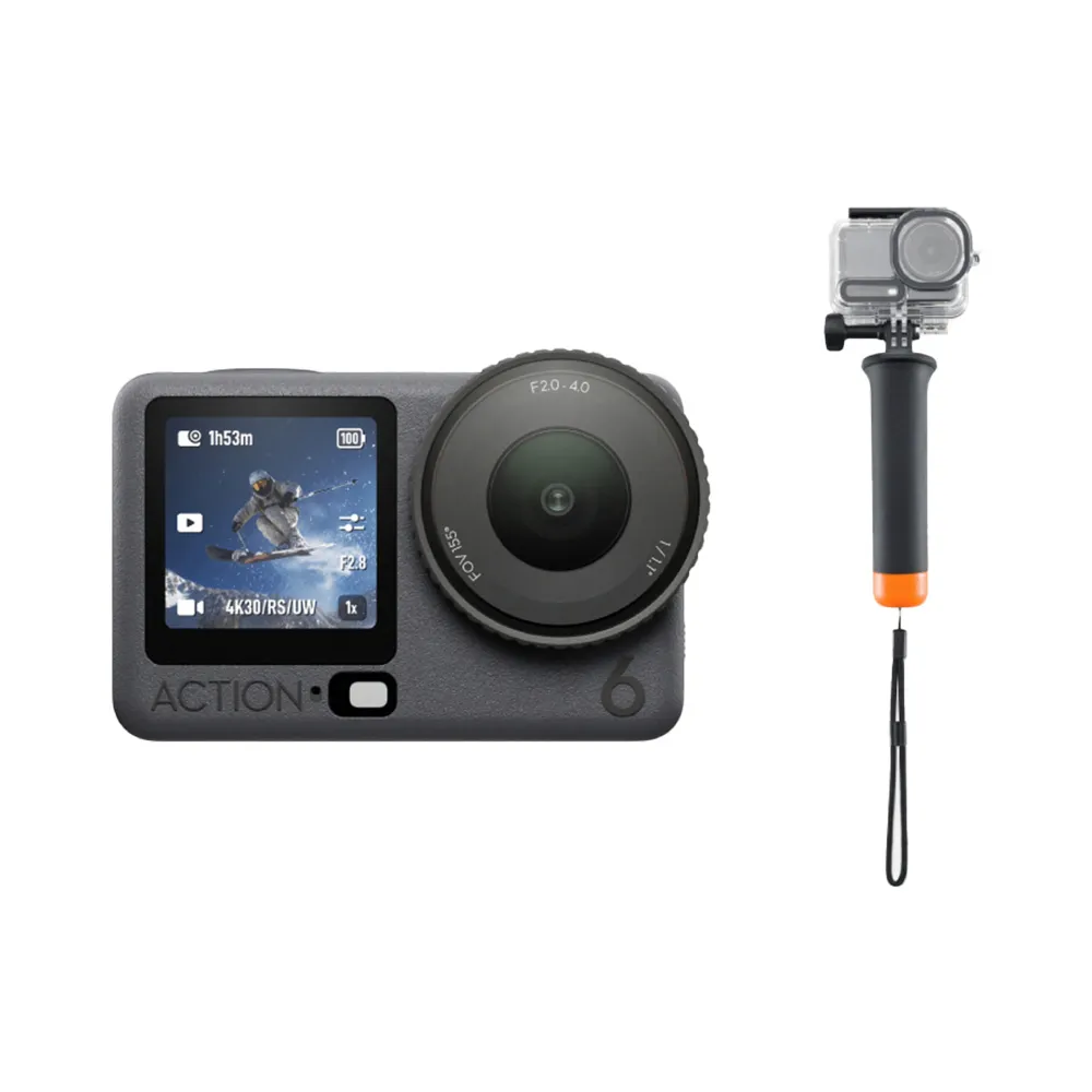 【DJI】OSMO ACTION 6暢拍潛水套裝 運動相機/迷你相機｜可變光圈｜旗艦畫質超級夜拍(聯強國際貨)