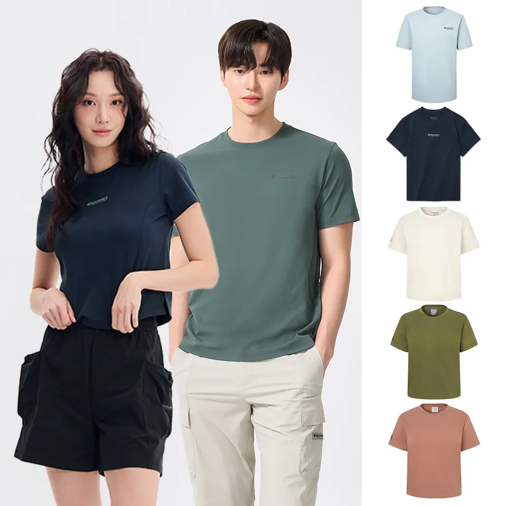 【Discovery Expedition】男女版 小Logo短袖T恤(RS95043/RS96053/RS97053/RS9F053/RS63053-任選)