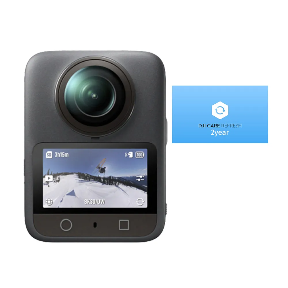【DJI】OSMO 360標準套裝 全景相機/運動相機｜1英吋CMOS｜內建105G記憶體+2年版Care(聯強國際貨)