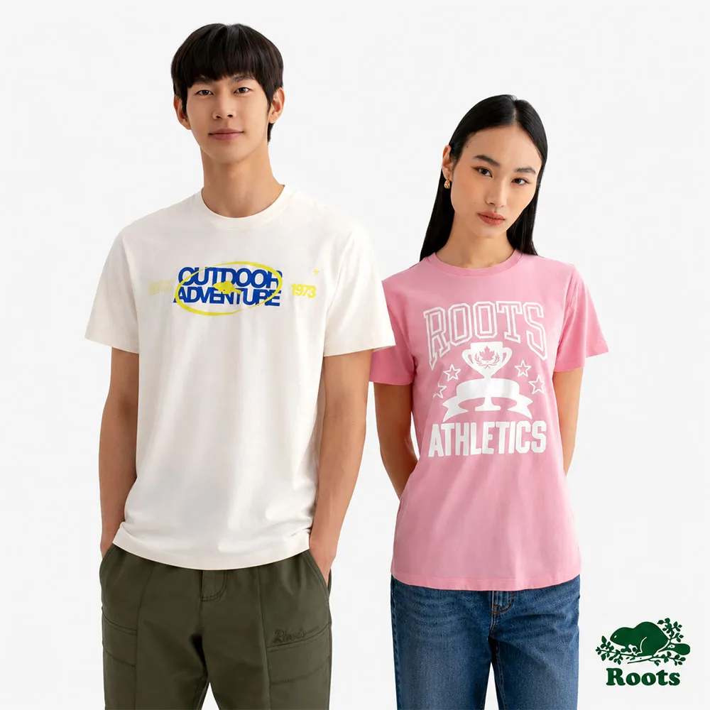 【Roots】男女款- 精選Roots海狸LOGO短袖T恤(多款可選)