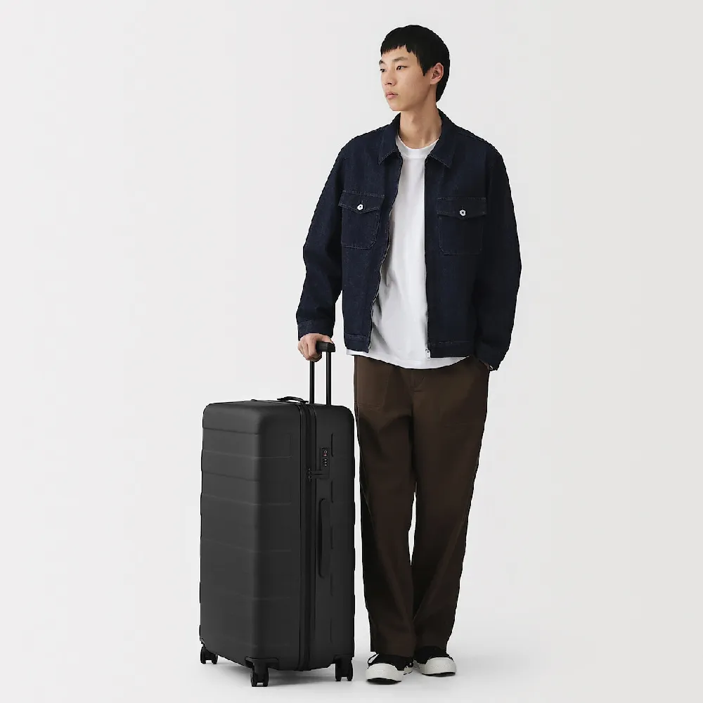 【MUJI 無印良品】四輪硬殼止滑拉桿箱105L(共5色)