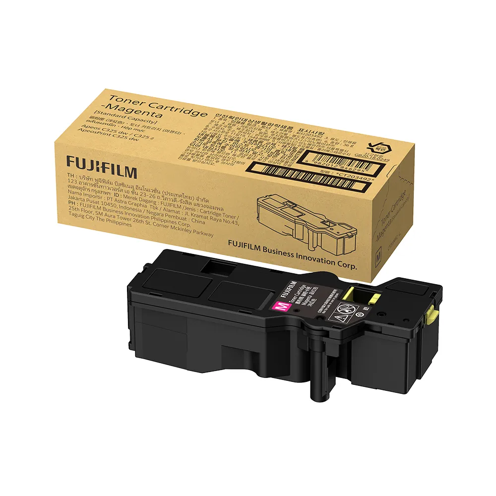 【FUJIFILM 富士軟片】CT203504 原廠原裝 紅色碳粉匣(4000張/彩色C325系列)