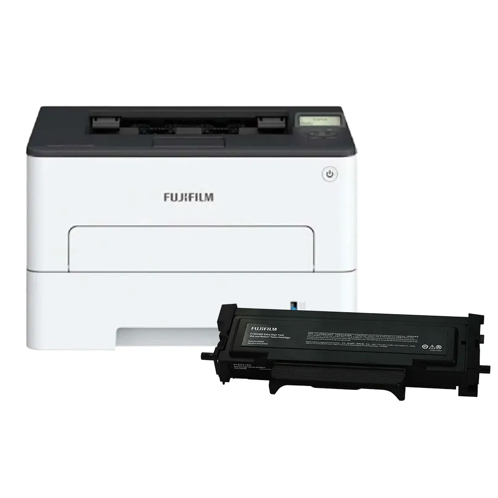 【FUJIFILM 富士軟片】官網登錄價★搭高容量黑色碳粉★ApeosPort Print 3410SD A4黑白雷射無線印表機