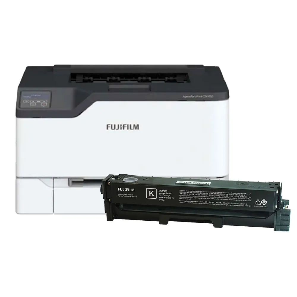 【FUJIFILM 富士軟片】官網登錄價★搭1黑標準容量碳粉★ApeosPort Print C2410SD A4彩色雷射無線印表機