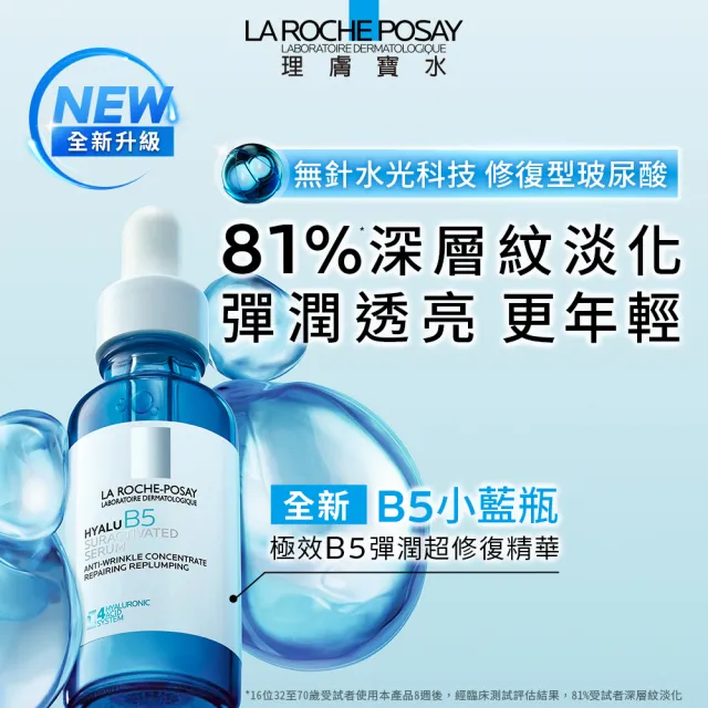 【理膚寶水】極效B5彈潤超修復精華重量版50ml 年度限定組C(B5小藍瓶)