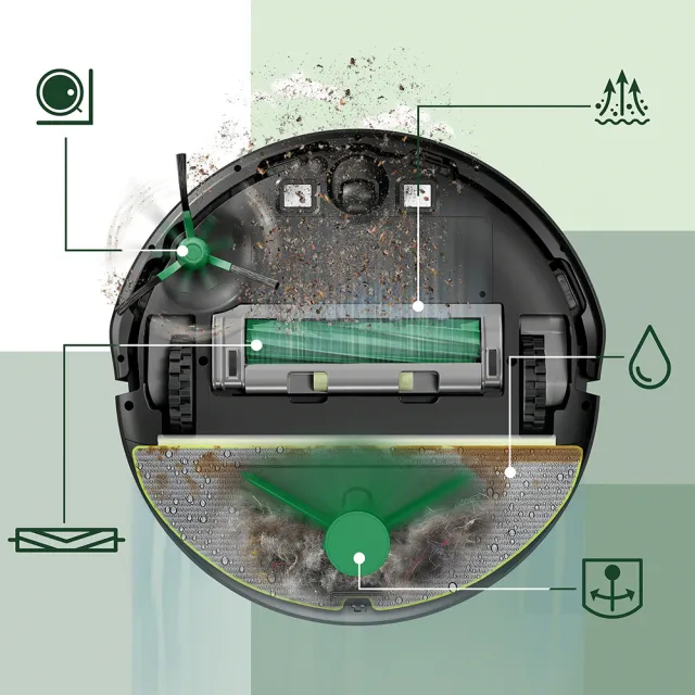 【iRobot】最後5台!Roomba 205 Combo 掃拖機器人(內建集塵壓縮/70倍吸力/雙倍深層拖地/不斷電續掃)