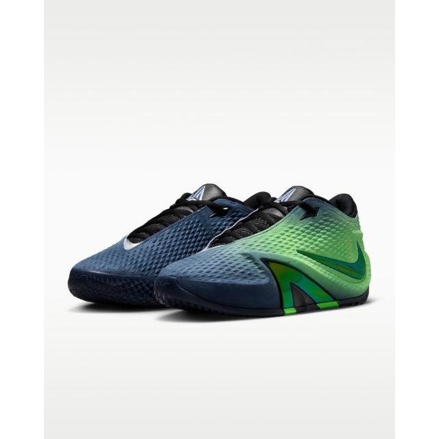 【NIKE 耐吉】運動鞋 籃球鞋 男鞋 JA 4 EP JA 莫蘭特 彈跳力 黑綠 (IM4136405)