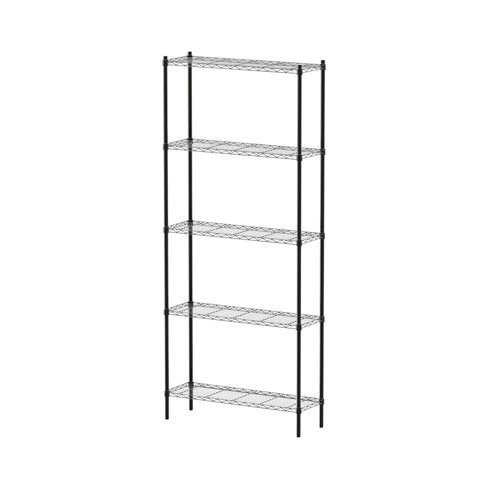 【dayneeds 日需百備】輕型 90x30x210公分烤漆五層架(鐵力士架/收納層架/鞋架/展示架/層架/鐵架)