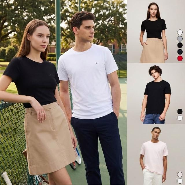 【TOMMY HILFIGER】官方旗艦館 品牌經典款 修身 標準 男女款T恤