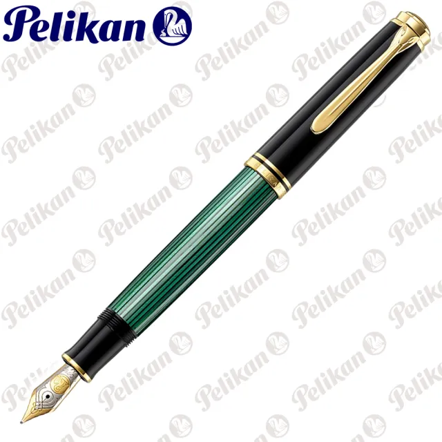 【Pelikan】百利金 M800 綠色鋼筆(送原廠4001大瓶裝墨水)
